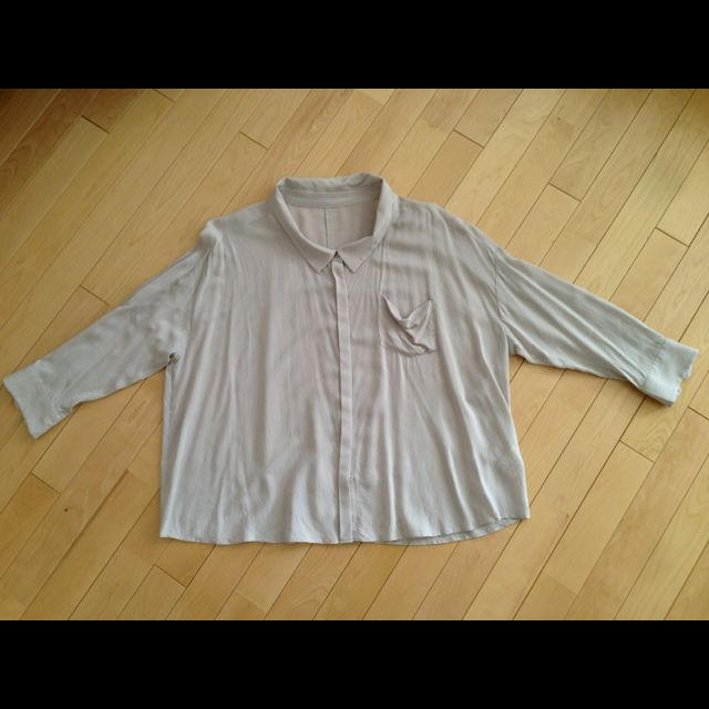 Adam et Rope'(アダムエロぺ)のアダムエロペ とろみシャツ レディースのトップス(シャツ/ブラウス(長袖/七分))の商品写真