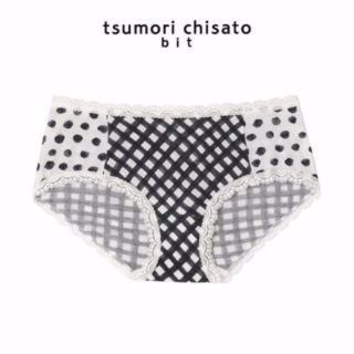 ツモリチサト(TSUMORI CHISATO)の☆ﾂﾓﾘﾁｻﾄ　手書きﾄﾞｯﾄﾁｪｯｸｼｮｰﾂ　M綿１００％新品ﾀｸﾞ付き☆(ショーツ)