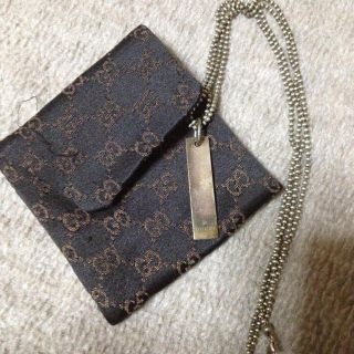 グッチ(Gucci)のgucci プレートネックレス(ネックレス)