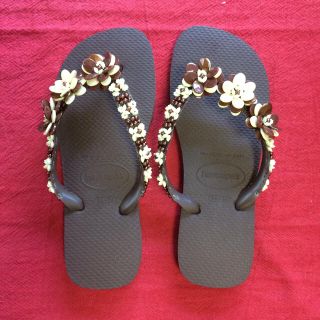 ハワイアナス(havaianas)のhavaianas(ハワイアナス)デコレーションサンダル(再値下げしました！)(ビーチサンダル)