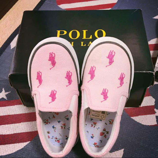 POLO RALPH LAUREN(ポロラルフローレン)のPOLO RALPH LAUREN スリッポン キッズ/ベビー/マタニティのベビー靴/シューズ(~14cm)(スリッポン)の商品写真