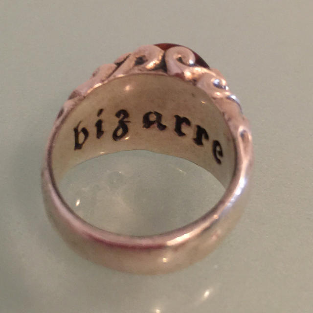 Bizarre（ビザール）９２５ＲＩＮＧ/アンバーシルバーリング メンズのアクセサリー(リング(指輪))の商品写真