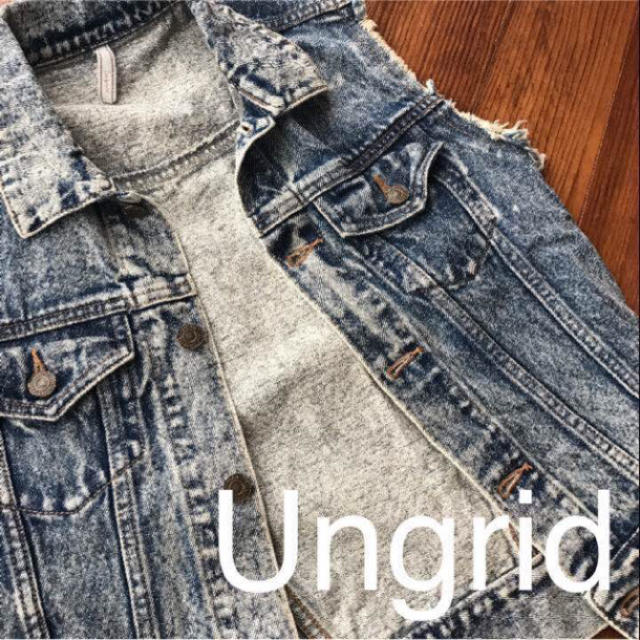 Ungrid(アングリッド)のungridデニムベスト レディースのトップス(ベスト/ジレ)の商品写真