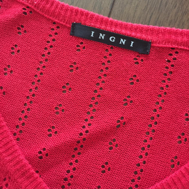 INGNI(イング)のINGNIの半袖カーディガン レディースのトップス(カーディガン)の商品写真