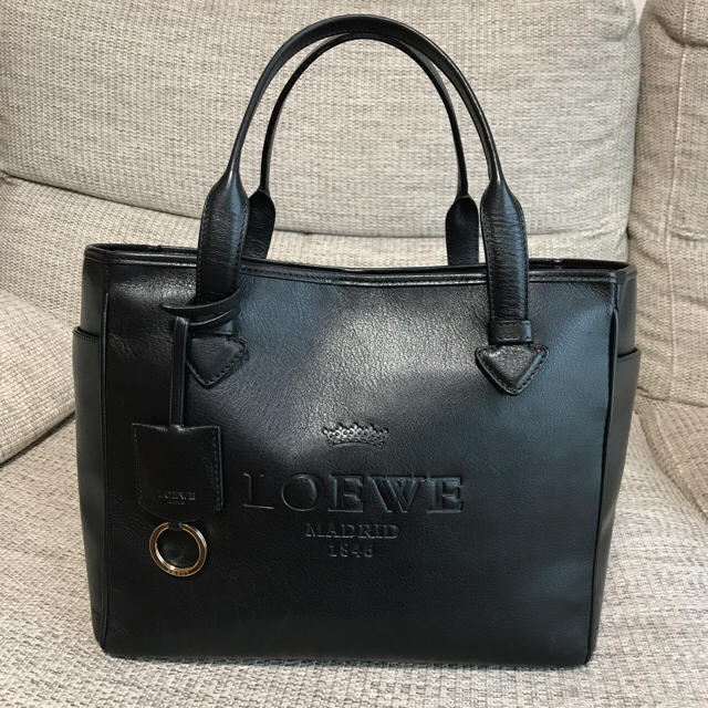 LOEWE(ロエベ)の美品✨ ロエベ ヘリテージ 黒 レディースのバッグ(トートバッグ)の商品写真