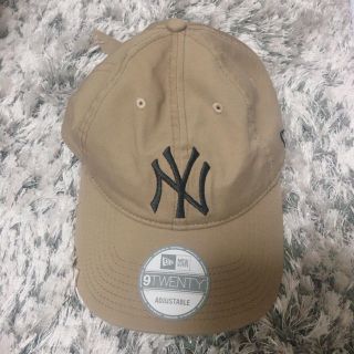 ビューティアンドユースユナイテッドアローズ(BEAUTY&YOUTH UNITED ARROWS)の☆美品☆NEW ERA ベージュ ベースボールキャップ(キャップ)