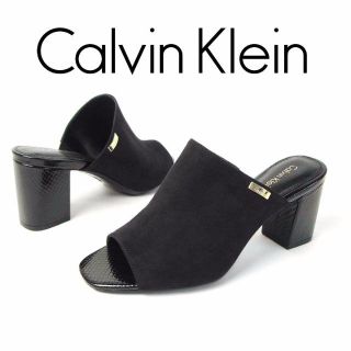 カルバンクライン(Calvin Klein)の送料無料カルバンクライン ミュールサンダル【CLEMENCE】 ブラック23cm(サンダル)