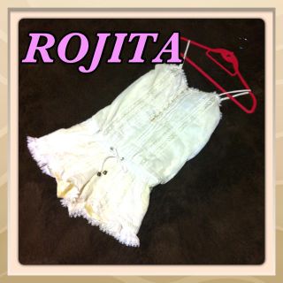 ロジータ(ROJITA)の【ROJITA】美品 総レースロンパース(ミニワンピース)