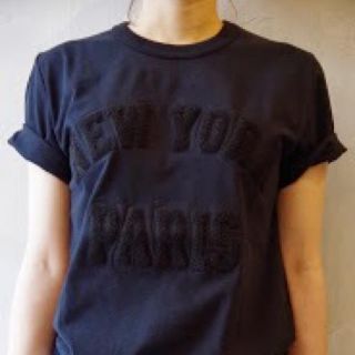 シンゾーン(Shinzone)のミラーオブシンゾーン サガラ刺繍Ｔシャツ ブラック (Tシャツ(半袖/袖なし))