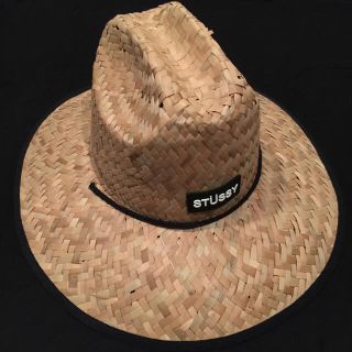 ステューシー(STUSSY)のSTUSSY WOMEN TOWER LIFEGAURD HAT(麦わら帽子/ストローハット)