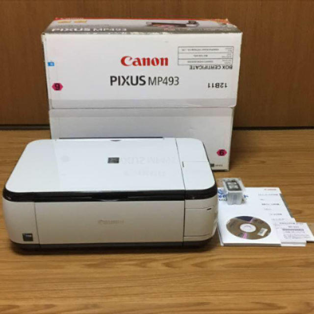 美品 Canon PIXUS MP493 インクジェット プリンター | フリマアプリ ラクマ