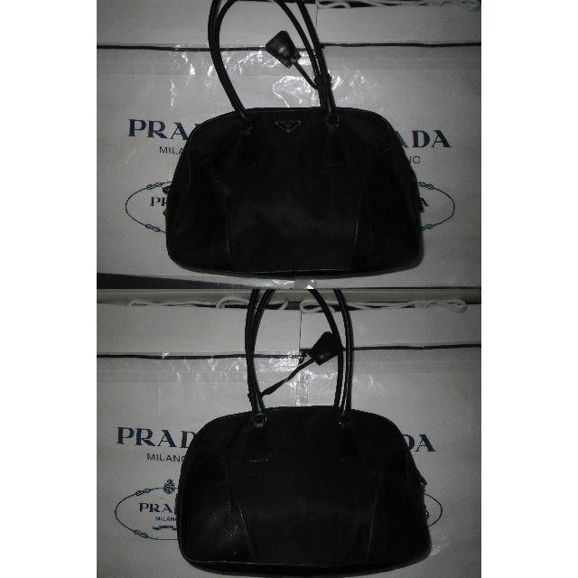 PRADA(プラダ)の●12.5万プラダ革レザー多用ナイロンショルダーボストンバッグ鍵付●良美 メンズのバッグ(ボストンバッグ)の商品写真