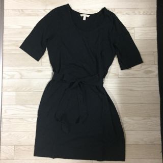 バナナリパブリック(Banana Republic)のm♡様専用 バナナリパブリック 黒のワンピース(ひざ丈ワンピース)