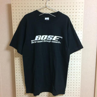 ボーズ(BOSE)の古着 BOSE USA製 Ｔシャツ 黒白 サイズM 90s(Tシャツ/カットソー(半袖/袖なし))