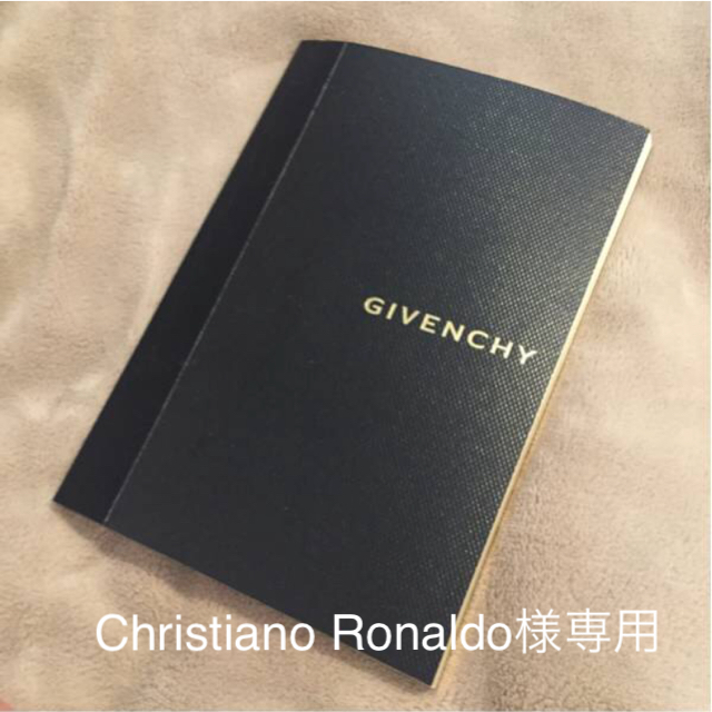 GIVENCHY(ジバンシィ)の Christiano Ronaldo様専用【非売品】GIVENCHY ノート  その他のその他(その他)の商品写真