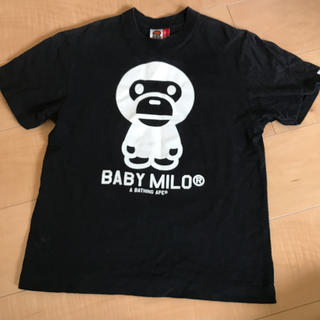 アベイシングエイプ(A BATHING APE)のa bathing ape 黒Tシャツ (Tシャツ/カットソー)