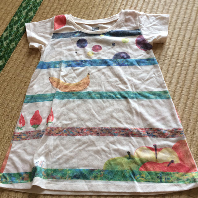 Design Tshirts Store graniph(グラニフ)のフルーツワンピ キッズ/ベビー/マタニティのキッズ服女の子用(90cm~)(ワンピース)の商品写真