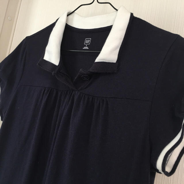 GAP(ギャップ)の☆きのくりどっとこむ様専用   GAP ロング丈シャツ  Lサイズ レディースのトップス(ポロシャツ)の商品写真