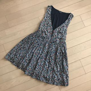 ザラ(ZARA)のランページ♡マルチカラーワンピース(ミニワンピース)