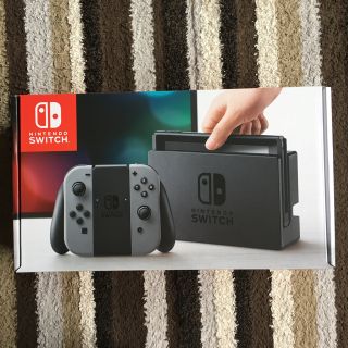 ニンテンドウ(任天堂)の【新品】任天堂スイッチ Nintendo switch グレー(家庭用ゲーム機本体)