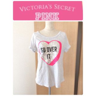 ヴィクトリアズシークレット(Victoria's Secret)のVS PINK スパンコールTシャツ(Tシャツ(半袖/袖なし))