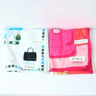 フルラ(Furla)の💚新品未使用💚フルラ ハンカチ 2枚セット(ハンカチ)