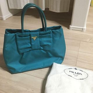 プラダ(PRADA)のPRADA リボンナイロントートバッグ(トートバッグ)