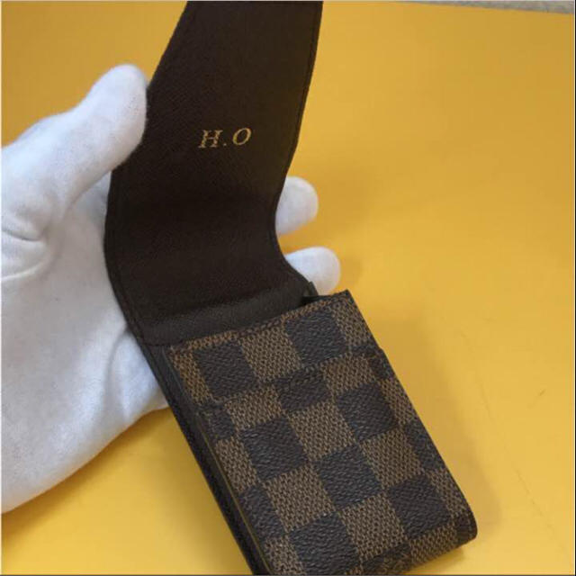 LOUIS VUITTON(ルイヴィトン)の正規品 ヴィトン タバコケース ダミエ メンズのファッション小物(タバコグッズ)の商品写真