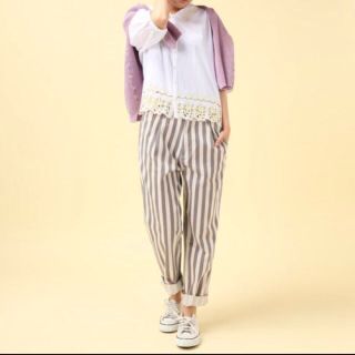 ダブルクローゼット(w closet)のw closet ストライプ パンツ(カジュアルパンツ)