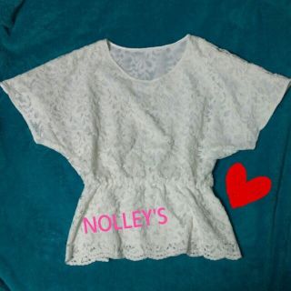 ノーリーズ(NOLLEY'S)のNOLLEY'Sレースカットソー(カットソー(半袖/袖なし))