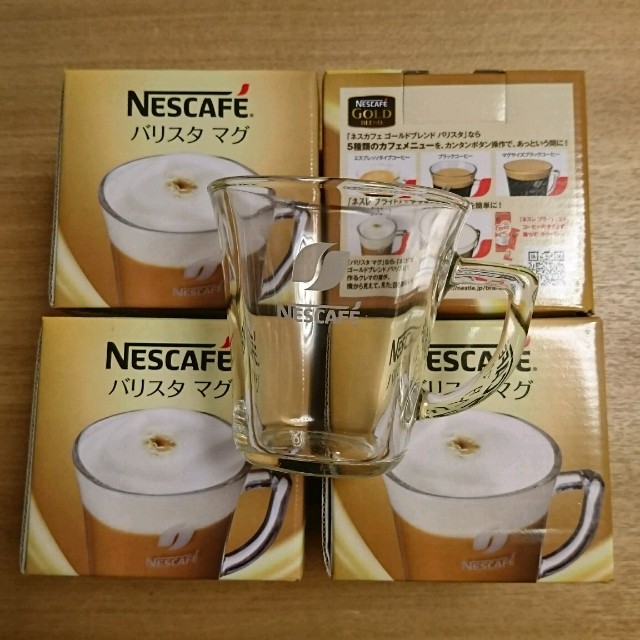 Nestle(ネスレ)の新デザイン　ネスカフェバリスタ　マグ　4個セット インテリア/住まい/日用品のキッチン/食器(グラス/カップ)の商品写真