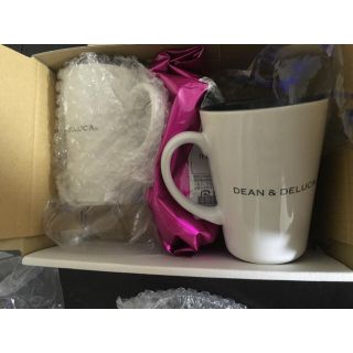 ディーンアンドデルーカ(DEAN & DELUCA)のDEAN&DELUCA 新品 マグカップとコーヒー豆セット(グラス/カップ)