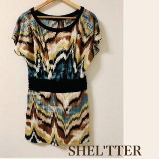 シェルターオリジナル(Shel'tter ORIGINAL)のちゃー様専用    SHEL'TTERワンピース  エスニック(ひざ丈ワンピース)