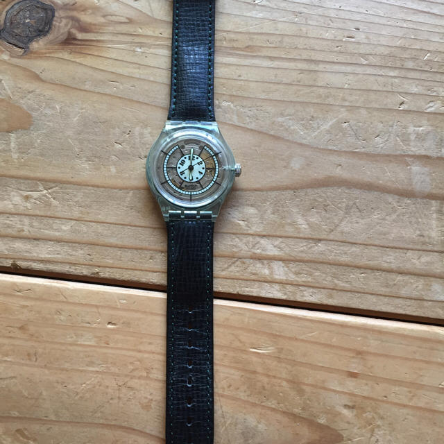 swatch(スウォッチ)のスウォッチオートマティックレザーベルト レディースのファッション小物(腕時計)の商品写真