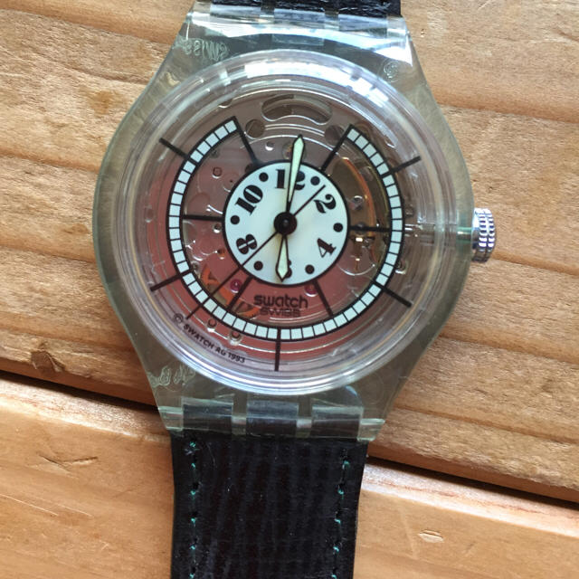 swatch(スウォッチ)のスウォッチオートマティックレザーベルト レディースのファッション小物(腕時計)の商品写真