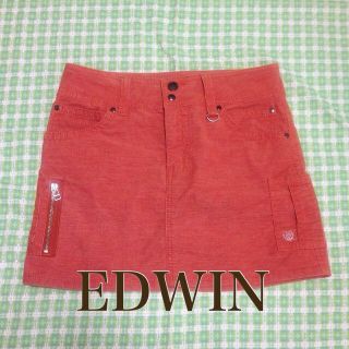 エドウィン(EDWIN)のストレッチ入りミニスカ(ミニスカート)