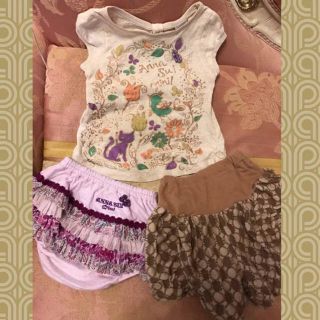 アナスイミニ(ANNA SUI mini)のアナスイ レースカバーパンツ(Ｔシャツ)