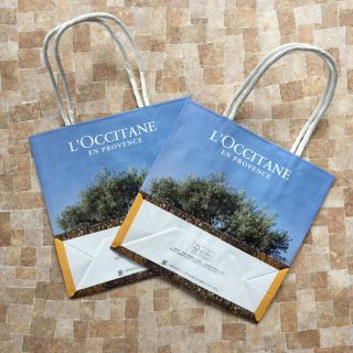 ロクシタン(L'OCCITANE)のロクシタン☆ショップバッグ☆2枚セット(ショップ袋)