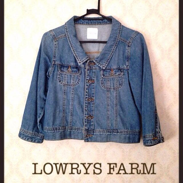 LOWRYS FARM(ローリーズファーム)のLOWRYS＊ショート丈Gジャン レディースのジャケット/アウター(Gジャン/デニムジャケット)の商品写真