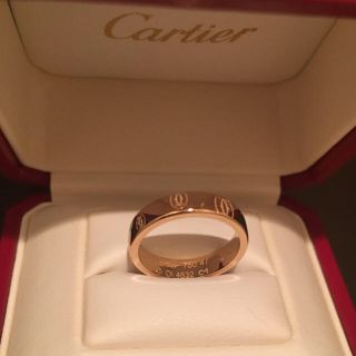 カルティエ(Cartier)の【Cartier】リング【正規品】付属品全て有り(リング(指輪))