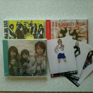 エーケービーフォーティーエイト(AKB48)のAKB48シングルCD3枚セット+おまけ(ポップス/ロック(邦楽))