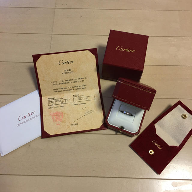 Cartier - カルティエquartierミニラブリング本物10号保証書箱保存袋付