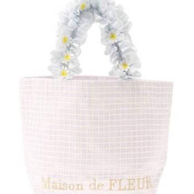 Maison de FLEUR(メゾンドフルール)の【りりさま専用】フラワーレースフリハントート レディースのバッグ(トートバッグ)の商品写真