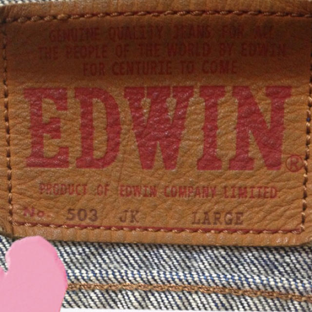 EDWIN(エドウィン)のEDWIN Gジャン レディースのジャケット/アウター(Gジャン/デニムジャケット)の商品写真