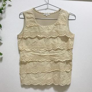 トゥービーシック(TO BE CHIC)のミルミル様専用☆トゥービーシック タンクトップ(クリーム)(タンクトップ)