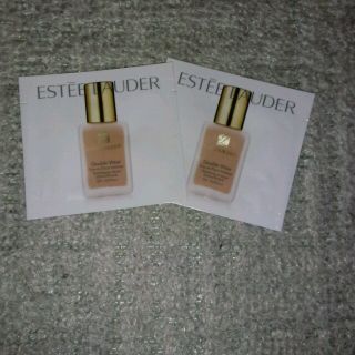 エスティローダー(Estee Lauder)のエスティローダー　ファンデーションサンプル２つ(サンプル/トライアルキット)