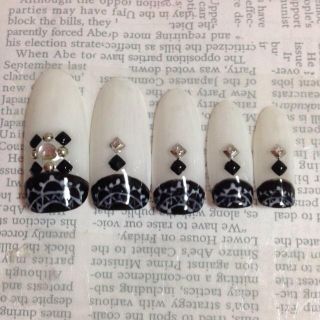 ♡E♡ 様 モノトーンNail✴︎ コスメ/美容のネイル(つけ爪/ネイルチップ)の商品写真