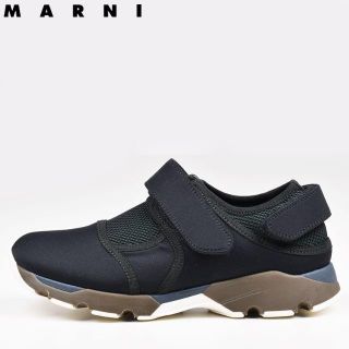 Marni - MARNI マルニ レディース ブラックベルクロスニーカー 38(25 ...