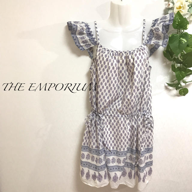 THE EMPORIUM(ジエンポリアム)のジ・エンポリアム♡ペイズリー柄オフショルワンピース レディースのワンピース(ミニワンピース)の商品写真