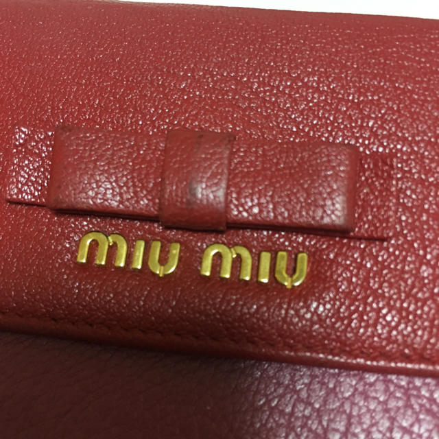 miumiu(ミュウミュウ)のmiumiu バイカラー長財布 レディースのファッション小物(財布)の商品写真